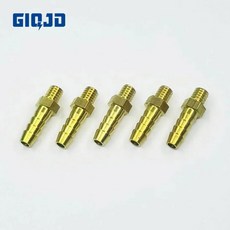 3MM 4MM 5MM 6MM 피팅 M8 10MM M5 커플러 OD M6 M10 미터법 수나사 M4 파이프 M3 바브 커넥터 황동 어댑터 호스 8MM, 옵션 1, 8mm M12x1