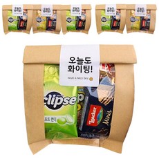 달콤가득 학교 기업과자 꾸러미 단체간식, 6세트