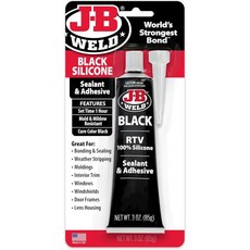 J-B 용접 31312 흰색 다목적 RTV 실리콘 실란트 및 접착제 - 3온스., Black, 3 Ounce (Pack of 1)