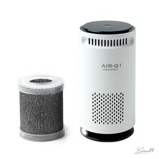 에어큐원 차량용 공기청정기 필터 장거리운전 원터치 저소음 터보파워 화장실 택시