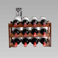 와인 보관 거치대 대나무 와인랙 12구, 본상품