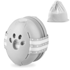 PandaEar 아기 귀 보호 아기용 노이즈 캔슬링 헤드폰 유아 및 유아용 소음 감소 귀마개 (화이트 & 그레이), 화이트&그레이