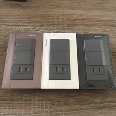 Panasonic 國際牌 GLATIMA WTGFP4336H 2開關附插座, 1個, 古銅色,直式面板