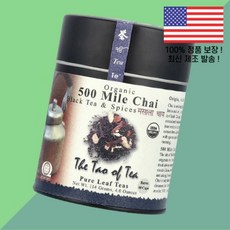 더 타오 오브 티 홍차 스파이스 500마일 차이 4온스 114g The Tao of Tea Organic Black Spices 500 Mile Chai 4oz