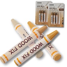 DIY 가구 수리 목재 보수펜 색상별 세트 (중간색), 2개