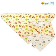 [베니앙] 유아양면스카프빕/쁘띠스카프/아기턱받이