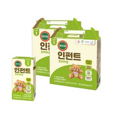 베지밀 인펀트 프리미엄 1단계 190mlx16팩x2박스 (32팩), 190ml, 32개