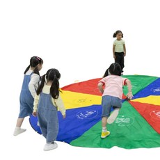아이소파 점프 그림 낙하산 3.5m ISJ-04 유아 파라슈트 협동 촉감 놀이 체육 완구 교구