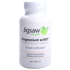 JIGSAW HEALTH 鎂 W/SRT 片劑, 240 件, 1個, 240顆