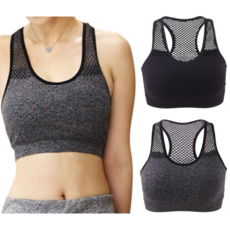 女士運動內衣 Sports Bra Top Workout Bra 2p