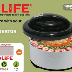 變頻訂時訂溫三合一FD-9A食物乾燥機，精準控溫鎖住營養，多層大容量設計，透明視窗隨時掌握, FD-9A
