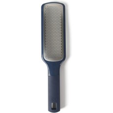 칼팔론 프라임 스테인리스 스틸 휴대용 강판 레몬 제스터 커버 및 고무 손잡이 - 네이비 블루, Flat Grater, 1_Navy Blue (Prime -