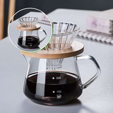 쌍문상회 커피서버 생활용품 가정용품 핸드드립 생필품 로하티 내열유리 40872EA, 본상품