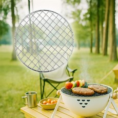 304스텐 원형 미니 석쇠 15cm 스텐망석쇠 구이용석쇠