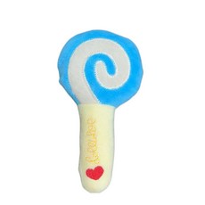 와이유 반려견 장난감 삑삑이 혼자놀이, 1개, 블루 롤리팝