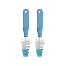 Vibebe 尼龍奶嘴刷 2入組, 1個, 沁藍色