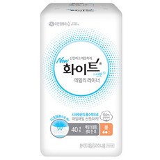 면세-화이트 애니데이 무향 롱40P, 40개입, 1개, 롱