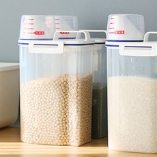 마루루 손잡이형 쌀통2kg 시리얼보관용기, 2kg
