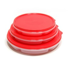 원형 밀폐 나눔반찬통 중형