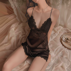 오아루 여성 슬립 란제리 잠옷