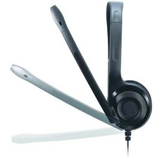 森海塞爾 Sennheiser PC3 耳麥 筆電電腦立體聲耳機麥克風 降噪頭戴式人體工學 副廠, 市內電話座機通話用 話筒轉接盒, Black