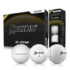 스릭슨 골프공 3피스 Z-STAR9, 퓨어 화이트, 1개