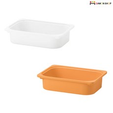 이케아 TROFAST 정리함 (10cm/소형)/수납함, 화이트, 1개