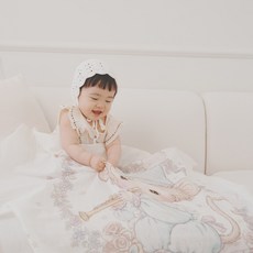 롤베이비 디어마이 블랭킷 사계절 순면 신생아 아기 여름이불 국내생산, 아리