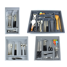 씽크대 서랍용 수저분리함 300 400 500 600 / 600수저분리함/ 500수저분리함/ 400수저분리함/ 300수저분리함 / 고급형 수저분리함 / 그레이 수저함, 선택1-300수저함, 1개