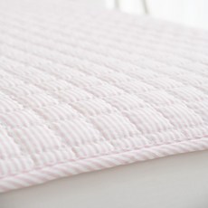 조용한 방수요 침대방수패드 뱀부마이크로 아잠 뮤트, 뱀부 레빗 인디핑크_M(65x100cm), 1개