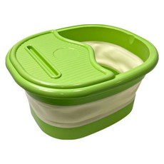 월드크린 접이식 덮개 족욕기, 1개, 그린