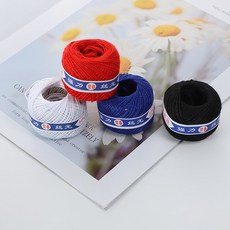 手工針線多色針線 DIY縫被子線家用線球繡花手縫紉線傳統粗線 糉子線廠家, 1件, 藍色*盒裝:如图