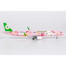 NG Models 長榮航空 Eva Airways A321-200 B-16217 粉萌機 1:400 比例精緻模型, 1個