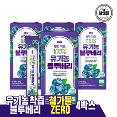 [참앤들]NFC 착즙 유기농100% 블루베리스틱 20g × 14포 × 4박스