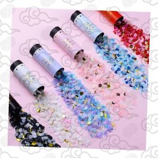 컨페티 파티 생일 기념일 축하 반짝이 동전 모양 색종이 감성 연출 홈파티 데코레이션 소품, 1개, 퍼플