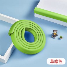 DIU 寶寶防撞條兒童環保無毒牆角包邊防磕碰保護條嬰兒窗臺包邊防撞, 1個, 升級加厚L型防撞條2米（免貼，一撕即用）