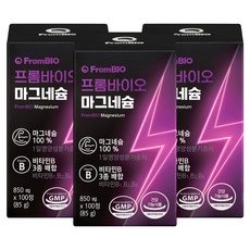 프롬바이오 마그네슘, 100정, 3개