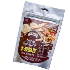 品纖食光 黃金牛蒡脆片-原味【植享生活】天然健康零食，酥脆可口, 80g, 1個
