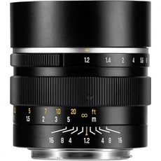 7아티즌스 2.0인치 50mm F1.2 E-마운트 APS-C 수동 초점 렌즈 일본 정품 소니 E 호환 대구경 인물 사진 배경 보케 α6400, E-Mount