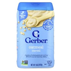Gerber Oatmeal Cereal 1st Foods® 16 oz (454 g), 1개