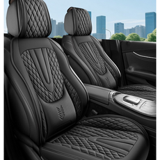 LIG 자동차 시트보호 커버 차량 시트 커버 네오 클래식 새로운 스타일링 차량 인테리어의 완성 기존 시트의 오염 스크레치 노후를 방지하고 매일 새차처럼, 2개, 클래식 블랙
