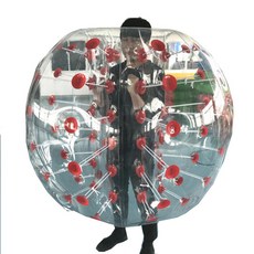 1 운동회 근육발달 90cm 체육 게임 레크레이션 엘로우 고급형 버블슈트 워크샵 0m