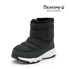 [백화점/아울렛] LOIS 아동 겨울 방한 패딩부츠 블랙 K165001PD-K 3CM 272516