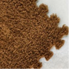 전원주택 거실용 퍼즐조립 워셔블 포근한 바닥매트 소프트 빌라층간소음 소리흡수, 1세트, 브라운 2개입