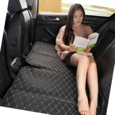 차박침대 접이식 차박 매트 차량 대형 평탄화 휴대용 SUV 패드, 중형 블랙레드