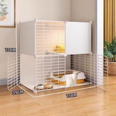 애완 케이지 투명 리빙박스 기니피그 대형 햄집