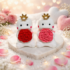 카네이션지방이석고방향제 호두마루샵 돌웨딩스승의날답례품 단체커플오픈개업기념선퇴사물 차량용 석고방향제/오퓨저, 1_4 일반 클린코튼