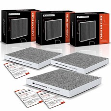 A-Premium 지프 그랜드 체로키 2011-2021 그랜드 체로키 WK 2022-2022 및 닷지 듀랑고 2011-2022와 호환되는 활성탄 포함 3피스 캐빈 에어 필터