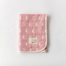 fuwara 嬰幼兒紗布包巾, 粉