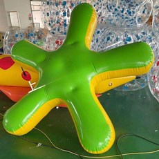 에어바운스 바이킹 반원 스포츠 교육 축제 야시장 에어시소 에어 교구 사다리 태권도 놀이터, 1개, 진파랑 불가사리 1.5m